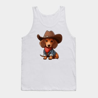 Tiny Sheriff Doxie Tank Top